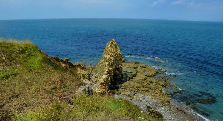 Pointe du Hoc dans la Manche