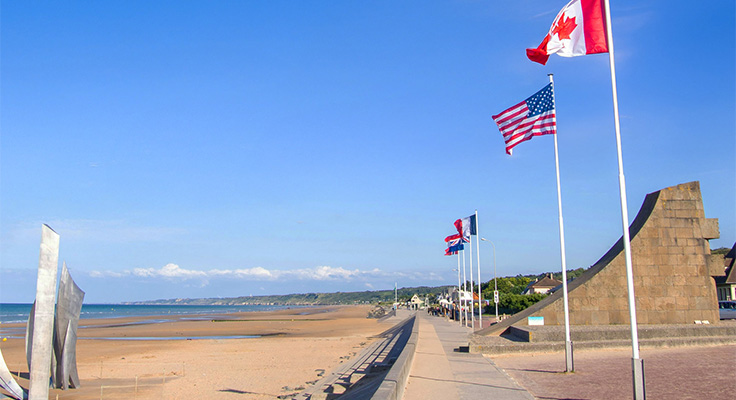 Plage du D&eacute;barquement Omaha Beach