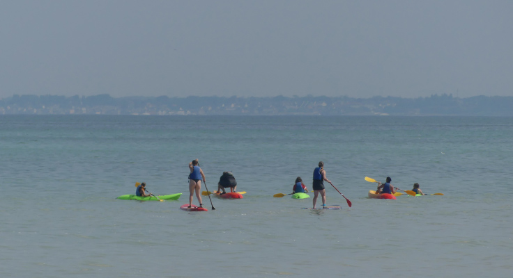 Activit&eacute; kayak et paddle au camping Le Cormoran