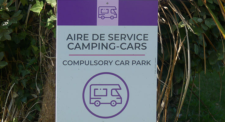 Aire de service camping-cars au camping Le Cormoran