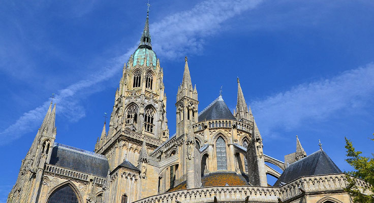 Cath&eacute;drale de Bayeux en Normandie