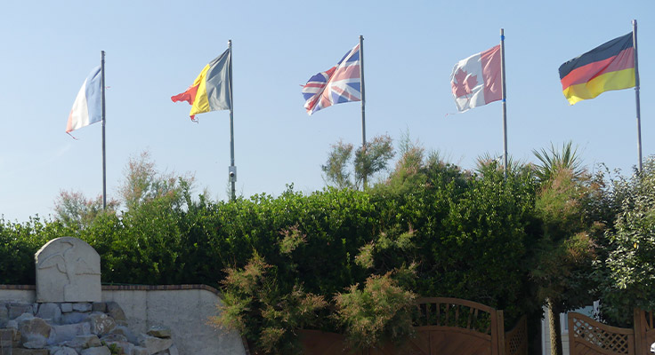 Entr&eacute;e du camping Le Cormoran en Normandie