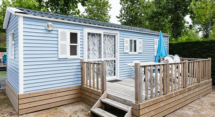 Mobil-home Classic au camping Le Cormoran en Normandie