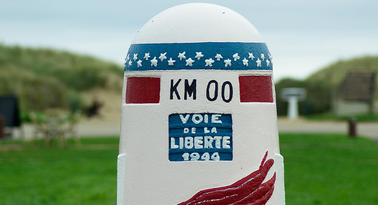 Borne de la Voie de la Libert&eacute;