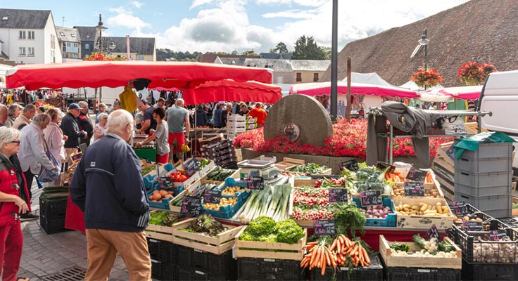 March&eacute; &agrave; Houlgate en Normandie