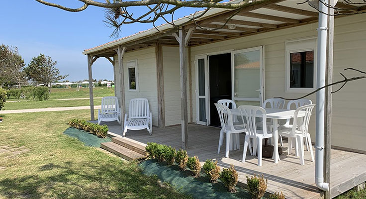 Chalet Classic au camping Le Cormoran