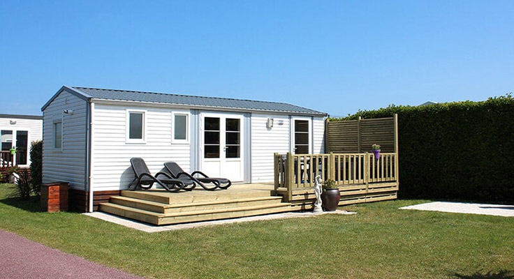 Mobil-home Premium au camping Le Cormoran